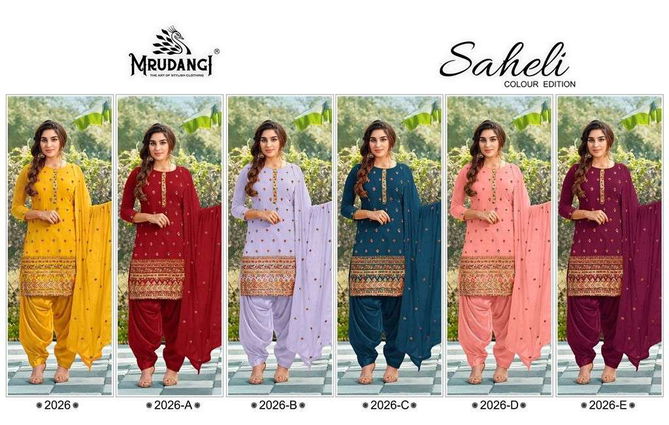 Saheli 2026 Colors Edition By Mrudang Georgette Wedding Wear Punjabi Patiyala Suits Wholesale Shop In Surat